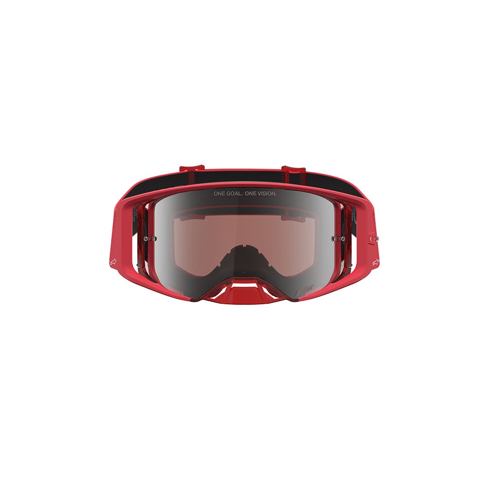 Alpinestars Supertech Vesta Motocross Goggles Red/Chrome Mirror Lens