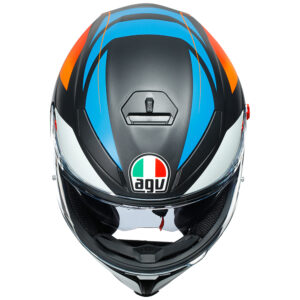 AGV K5 S Road Helmet Core Black/Blue/Orange - Image 6