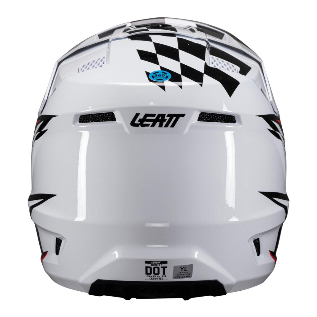 Leatt 3.5 Junior Motocross Helmet Kit - White