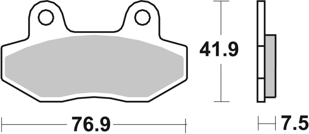 SBS 814HS Front Brake Pads