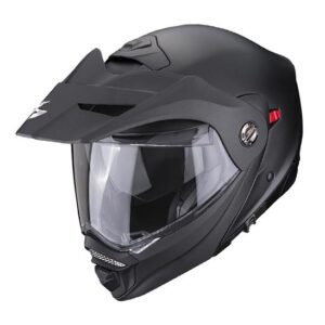 Scorpion EXO ADX-2 Adventure Helmet Solid Matt Pearl Black - Image 1