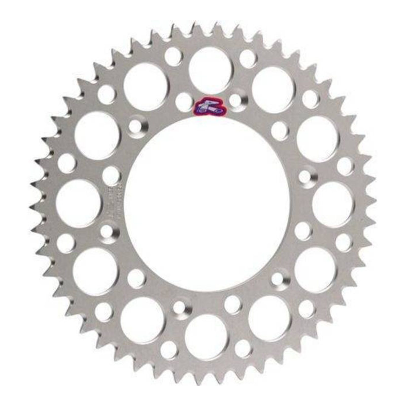 Renthal Sprocket Rear Silver 45T Alloy 7075 T6 Grooved Yamaha - Image 1