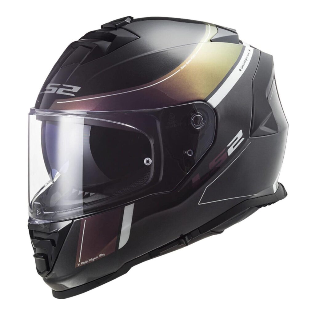 LS2 FF800 Storm 2 Power Road Helmet Matte Black Rainbow