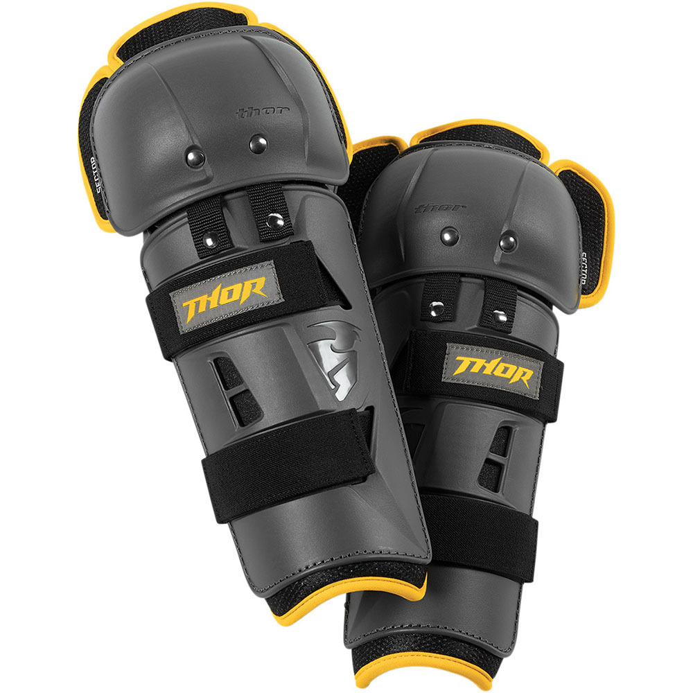 Thor MX Sector GP Kneeguards Youth Black