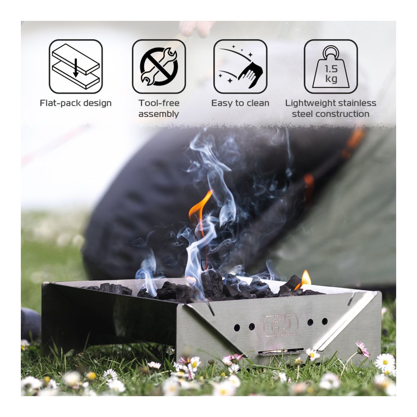 OXFORD FIRE PIT (INCLUDING THE CARRYING CASE) - Image 2