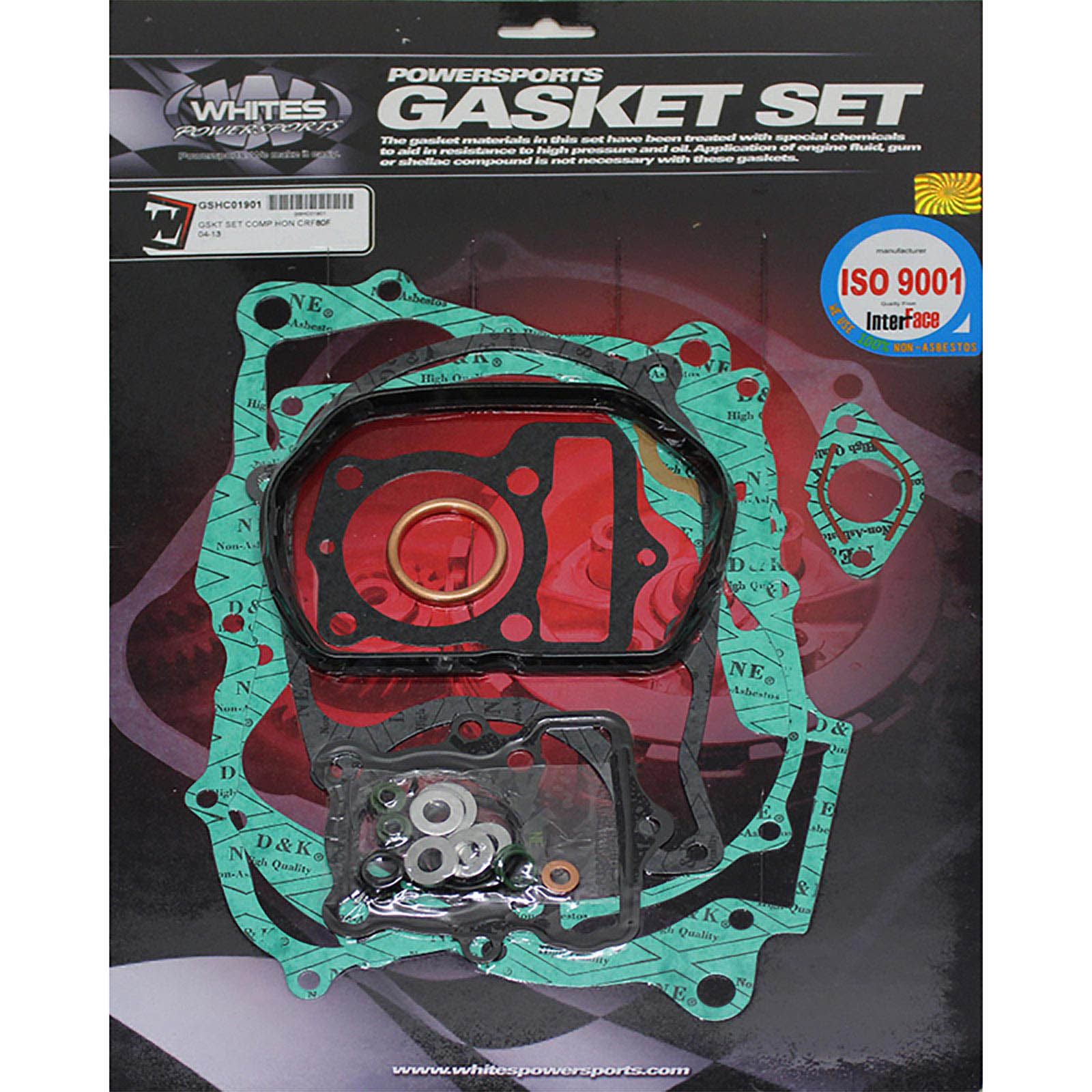 WHITES GASKET SET COMPLETE HON CRF80F 04-13 - Image 1