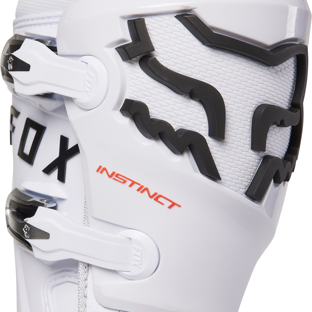 Fox Instinct Motocross Boots White
