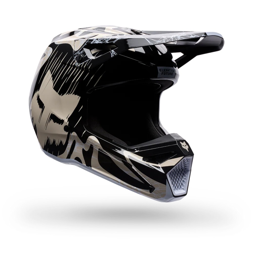 Fox V1 Diffuse SE Motocross Helmet Black