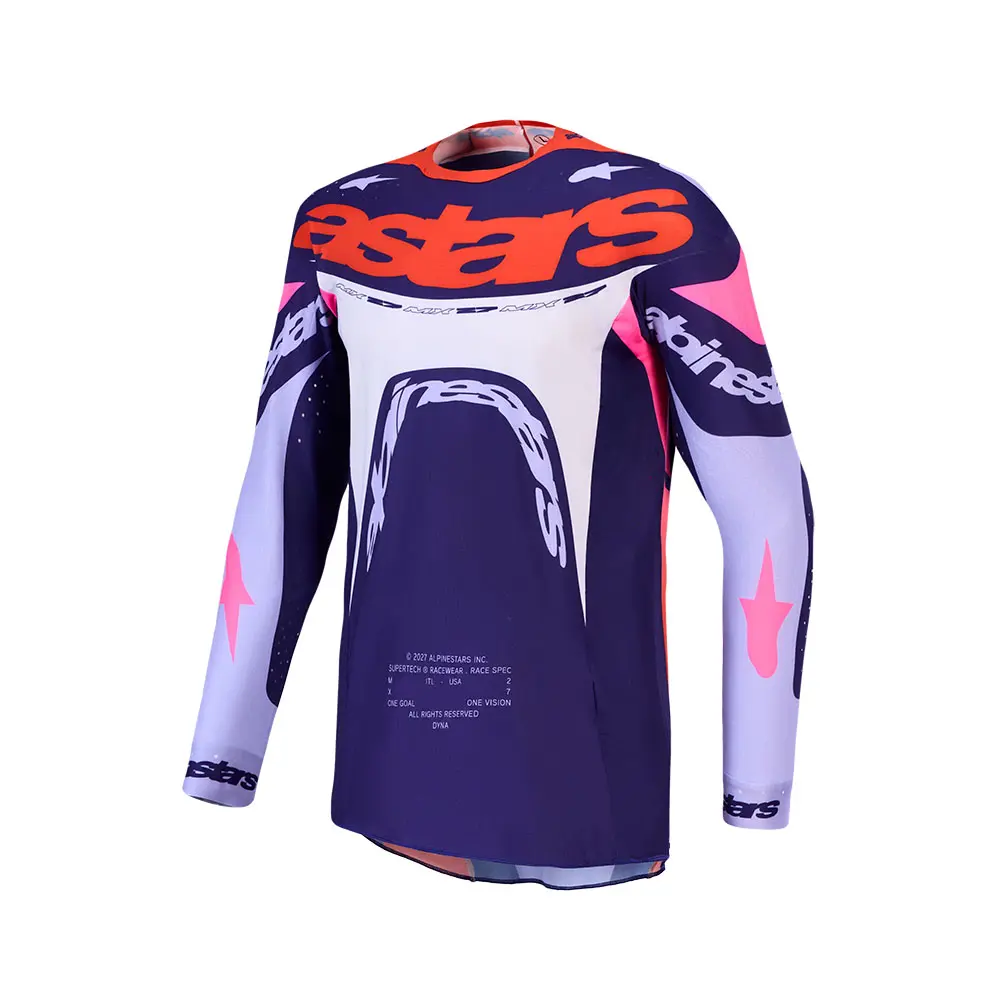 Supertech Dyna Jersey Light Violet/Deep Purple/Pink Fluoro S