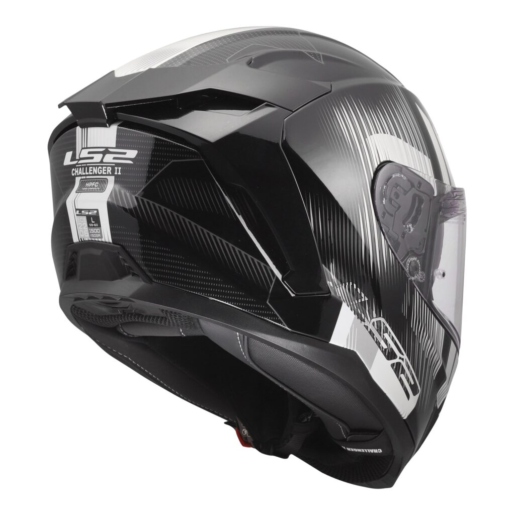 LS2 FF817 Challenger II Nitro Road Helmet Black/Grey