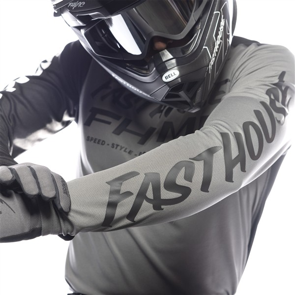 Fasthouse Carbon Method Motocross Jersey Gray/Black