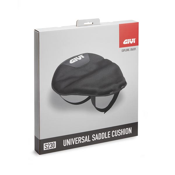 BLACK FABRIC SADDLE CUSHION