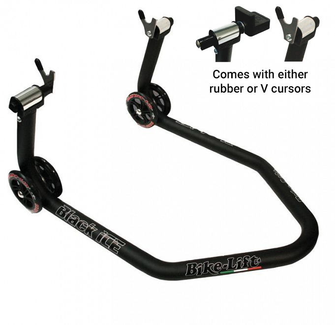 REAR STAND - BLACK ICE WITH RUBBER CURSORS