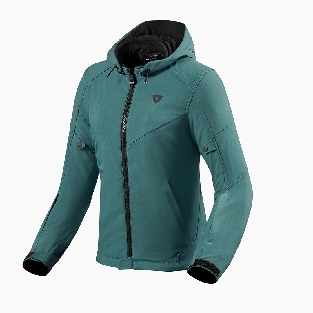 REV'IT! Afterburn H20 Ladies Jacket Dark Green - Image 1
