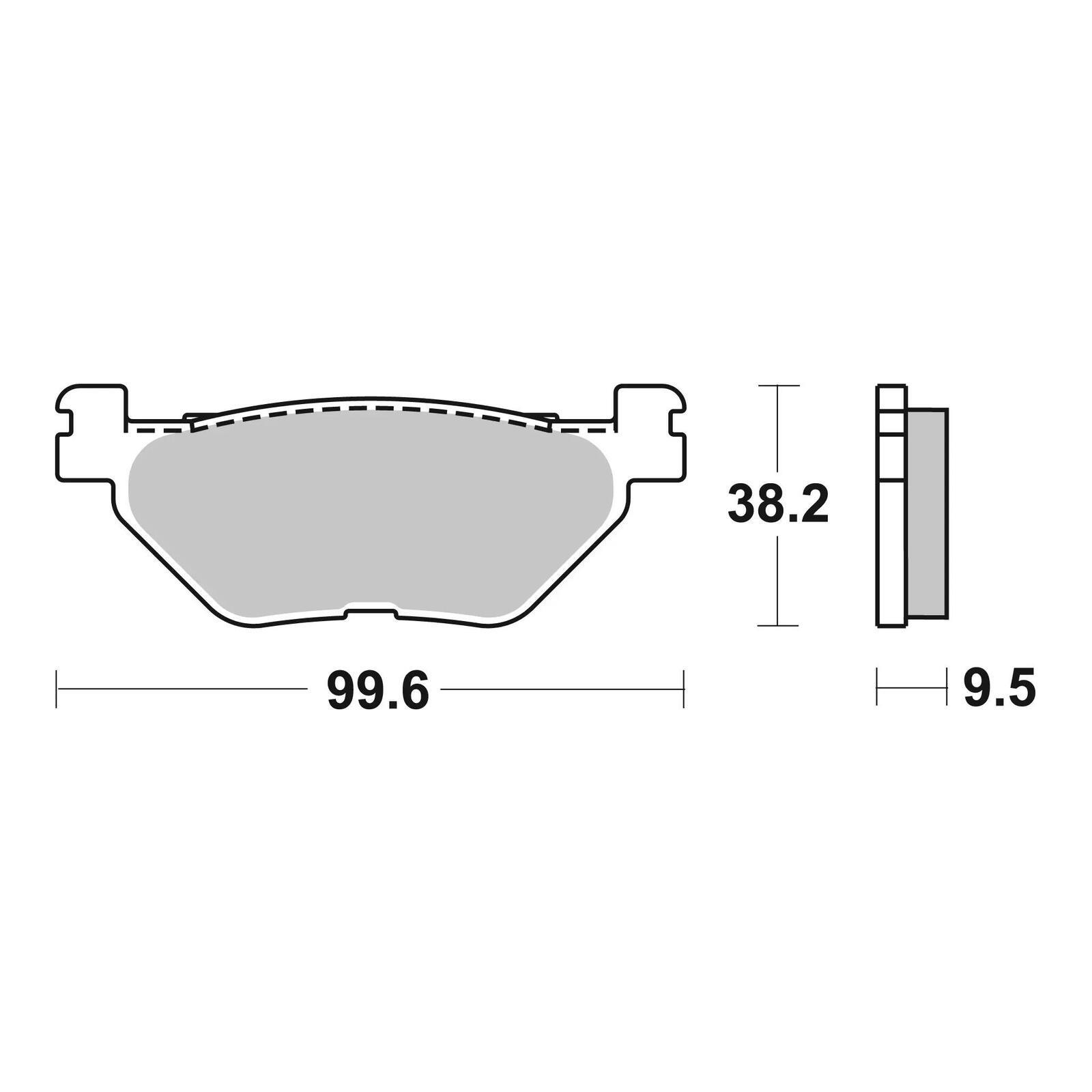 Brembo Brake Pad - Sintered Rear - Image 2