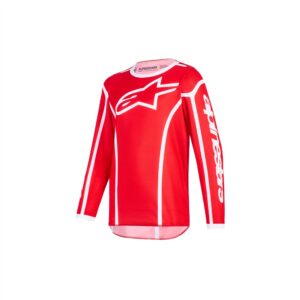 Alpinestars Fluid Apex Motocross Jersey Youth Red/White - Image 1