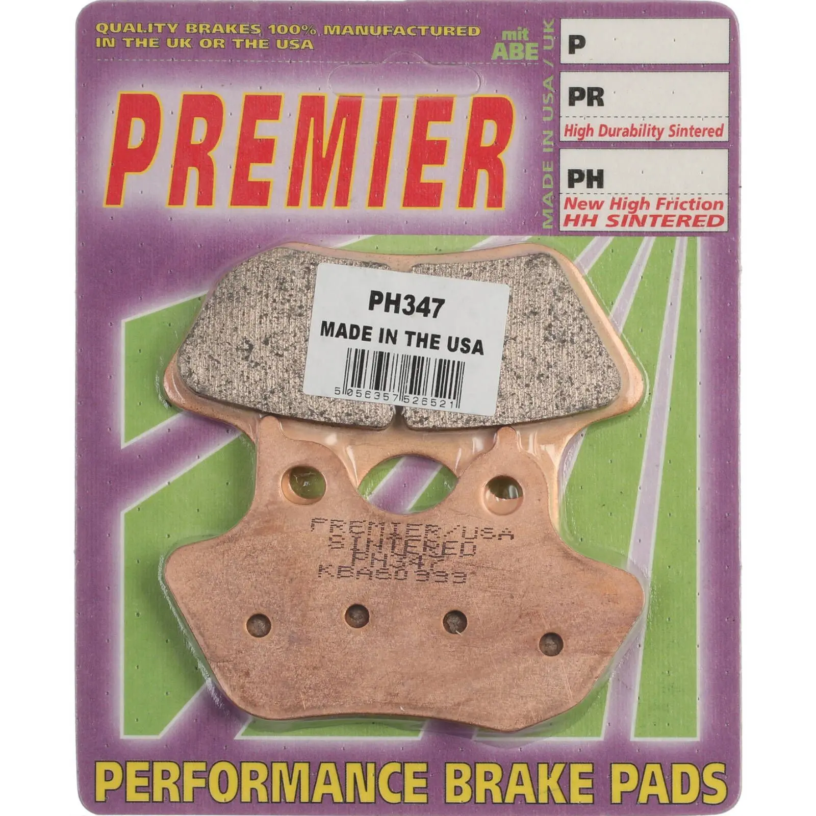 PREMIER BRAKE PADS HI-PERF SINT PH347 – HD