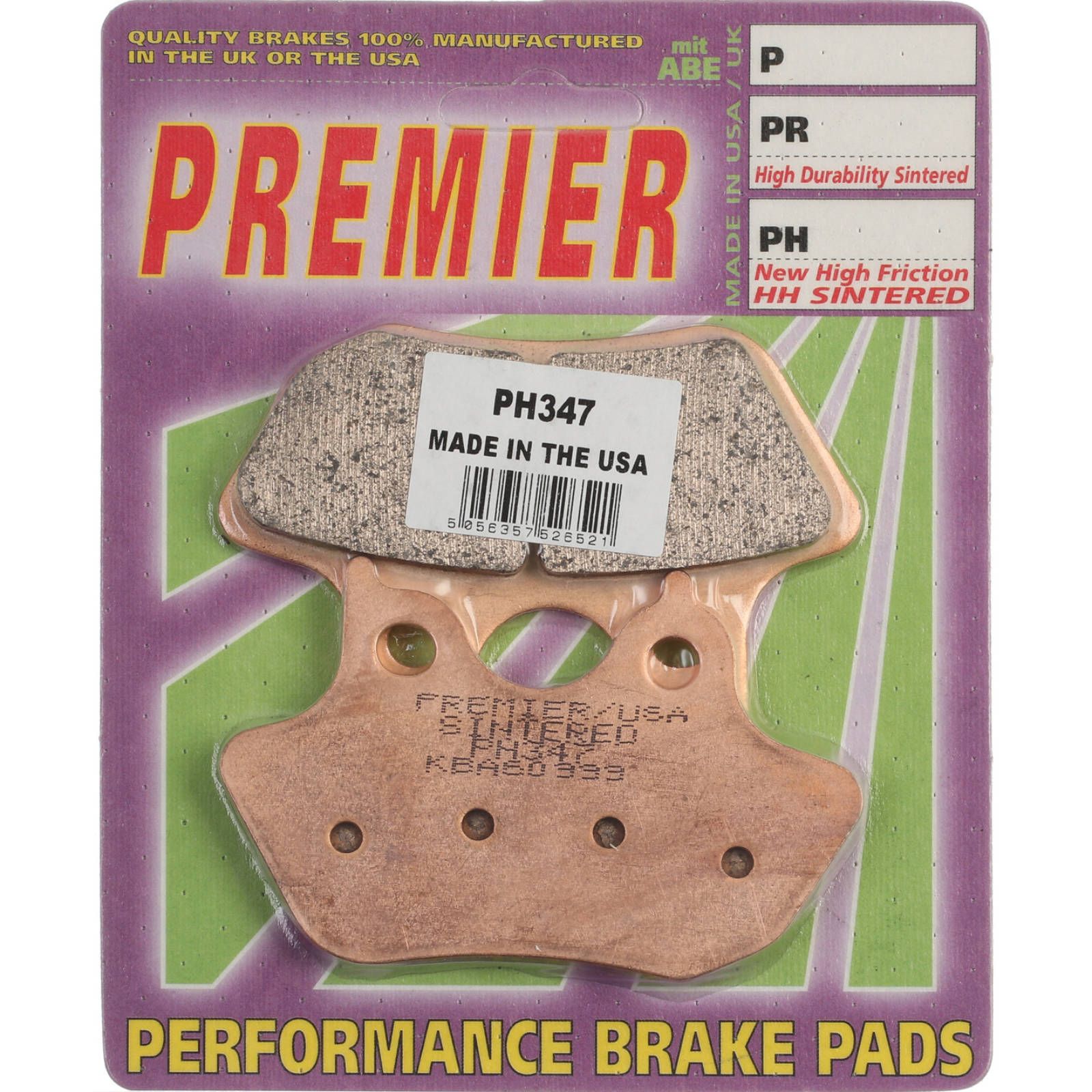 PREMIER BRAKE PADS HI-PERF SINT PH347 - HD - Image 1