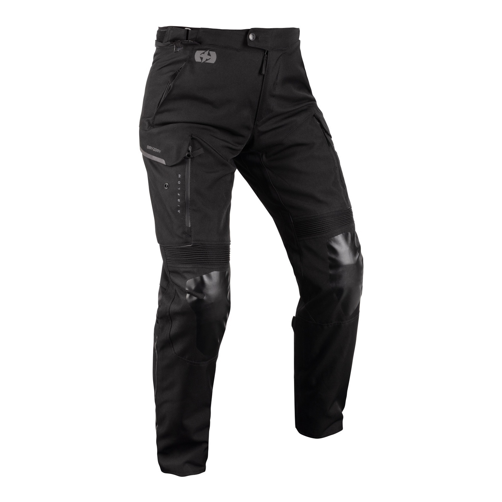 Oxford Montreal 5.0 Mens Waterproof Road Pant Short Tech Black - Image 1