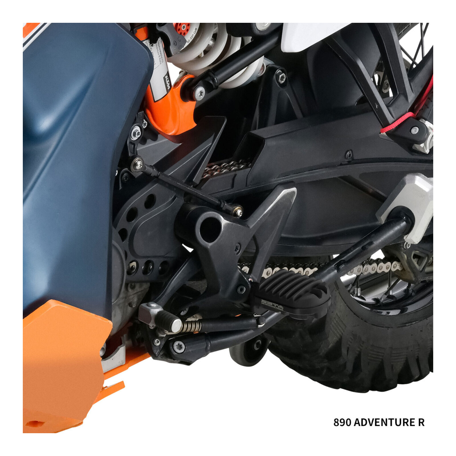 Zeta Adventure Foot Pegs KTM – Black - Image 7