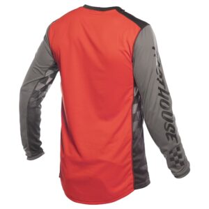 Fasthouse Grindhouse Omega Motocross Jersey Gray/Black - Image 2