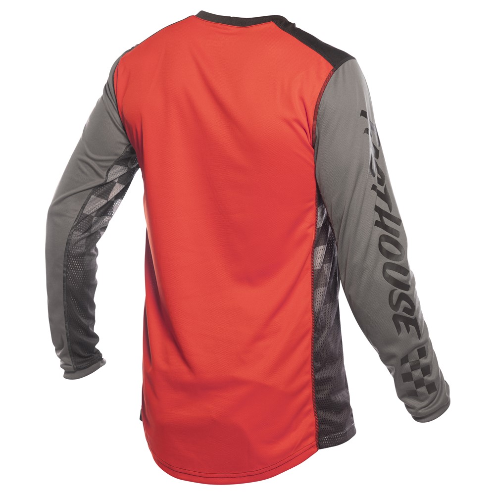 Fasthouse Grindhouse Omega Motocross Jersey Gray/Black