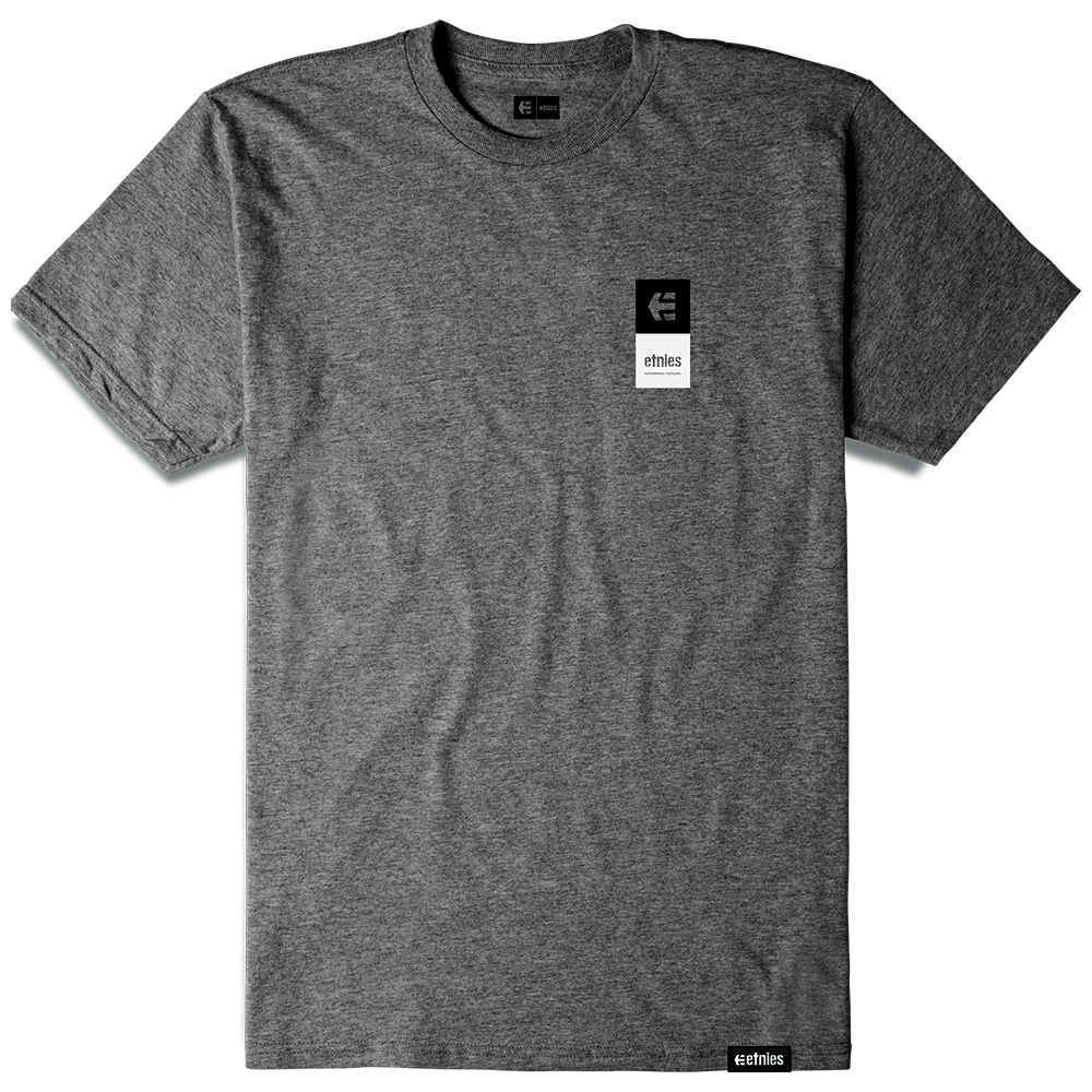 EBLOCK STACK TEE [GREY/HEATHER] L