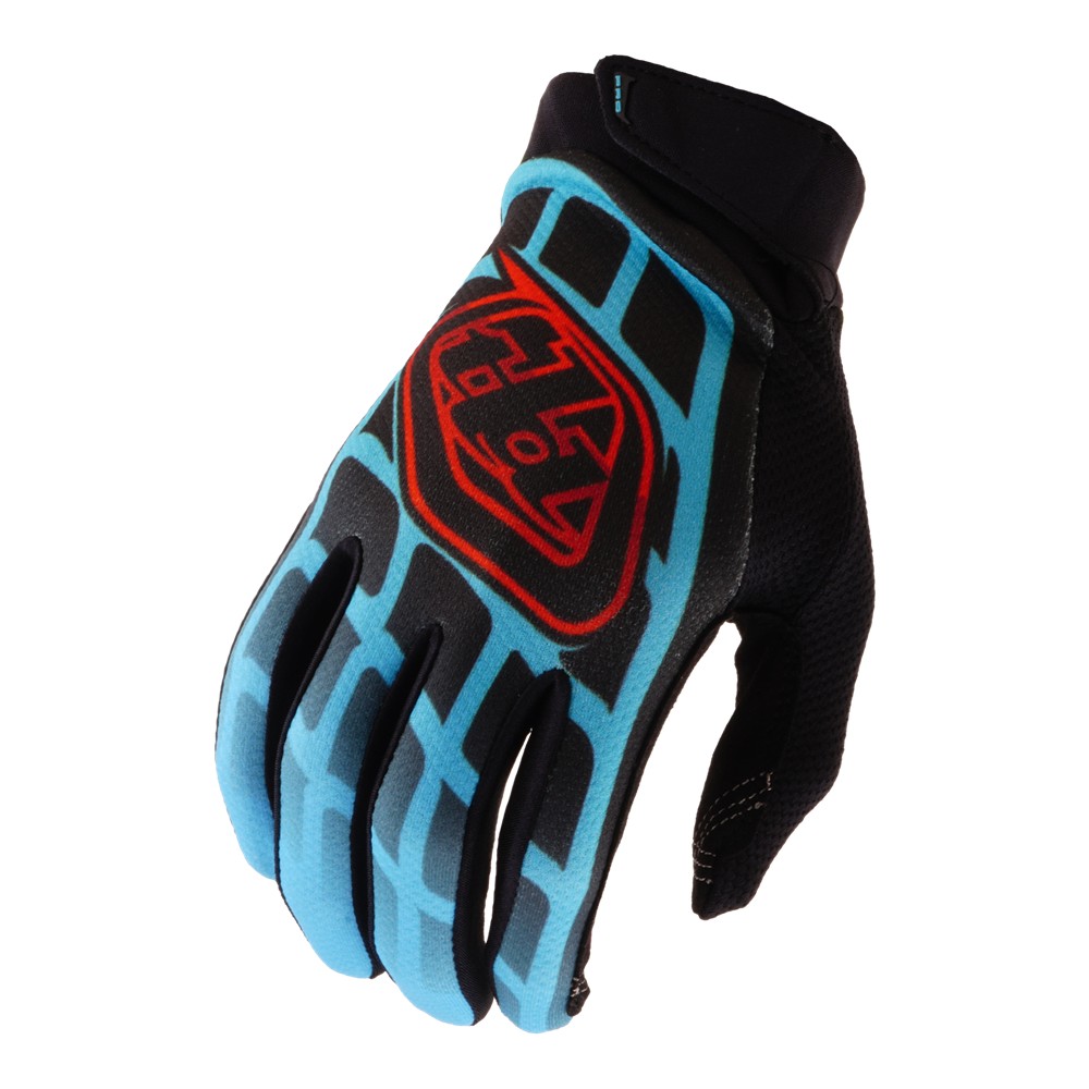 Troy Lee Designs GP Pro Framework Motocross Gloves Black/Cyan