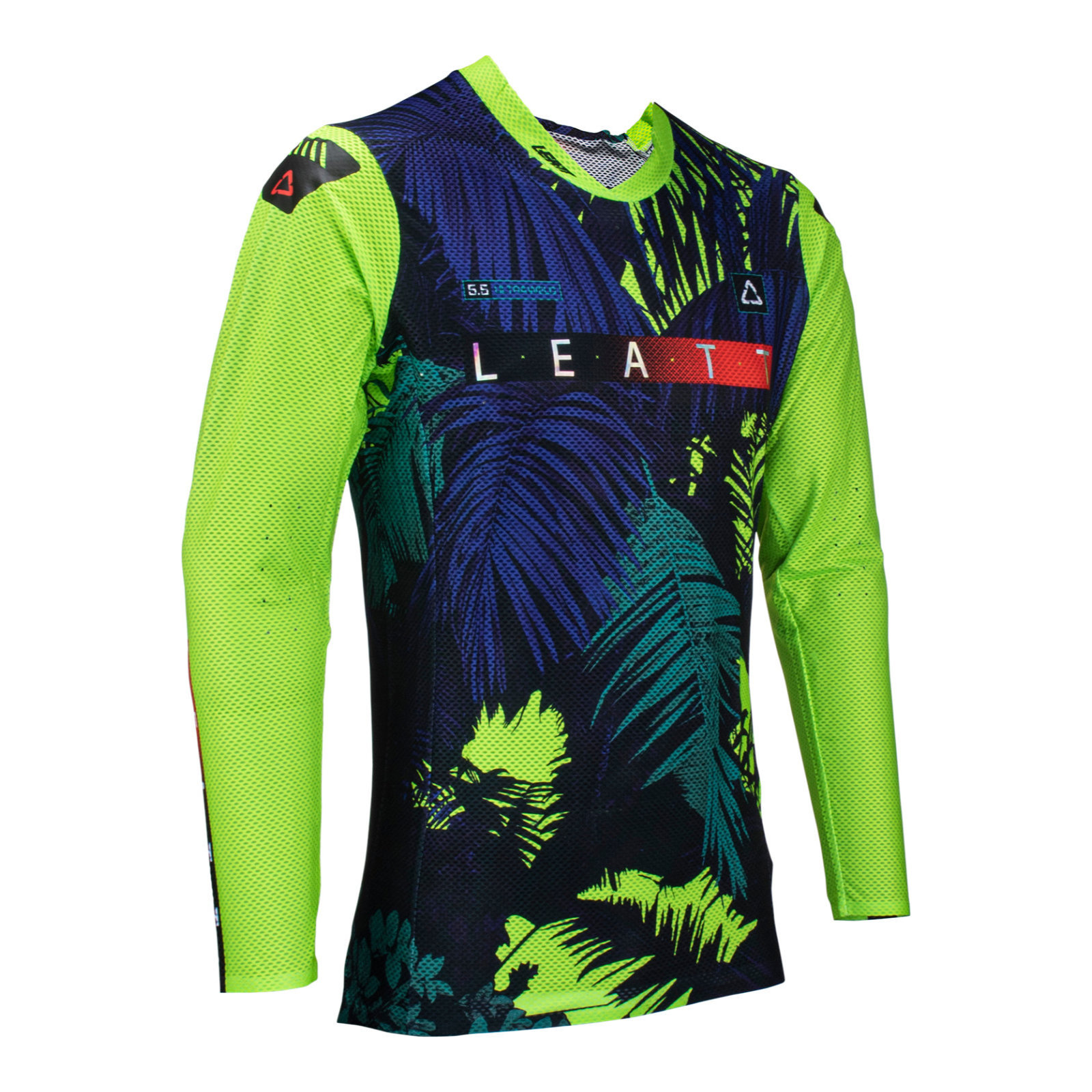 Leatt Moto 5.5 Ultraweld Motocross Jersey Jungle - Image 1