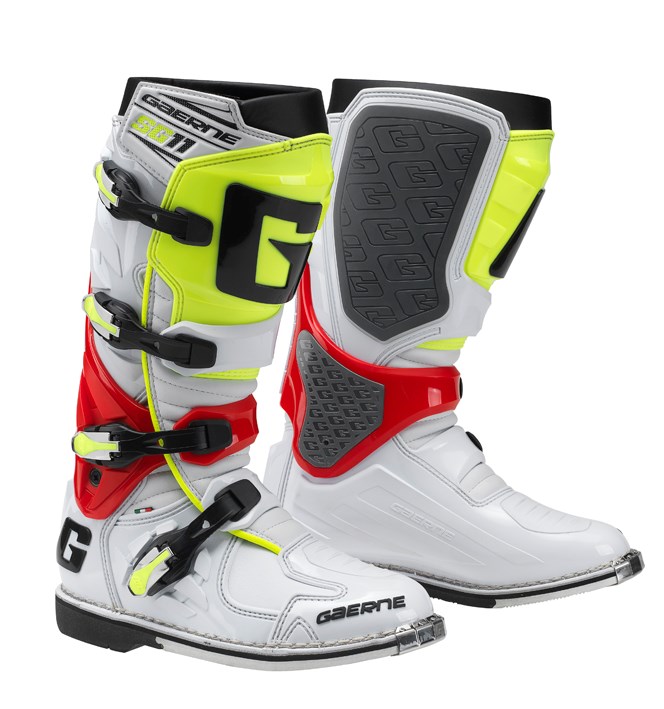 Motocross Boots Gaerne SG-11 White/Red/Yellow