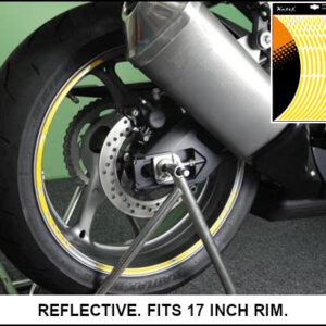 KEITI NON-REFLECTIVE WHEEL STRIPE [FLO ORANGE] WS800FO - Image 12