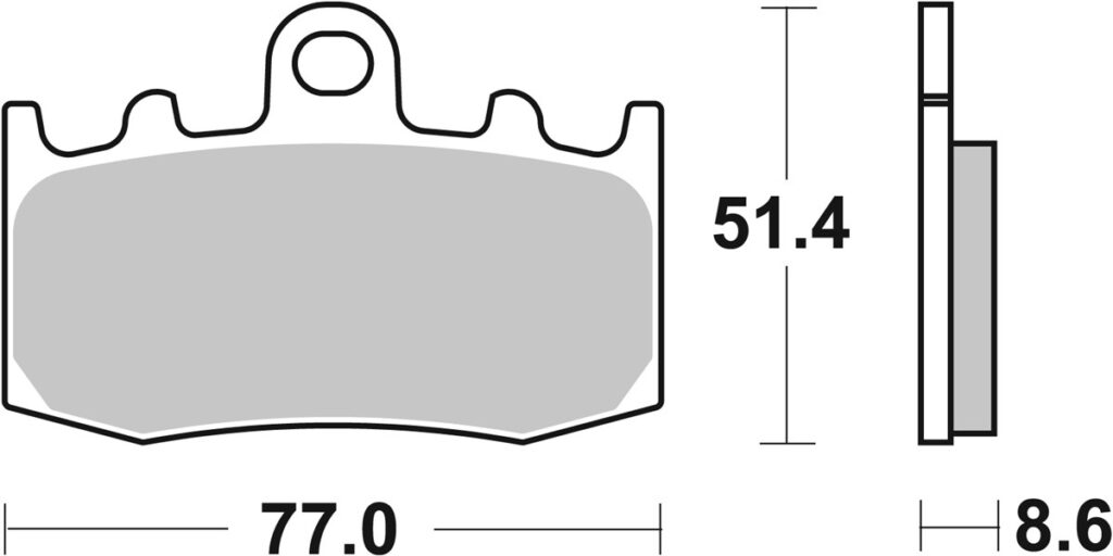 SBS 796HS Front Brake Pads