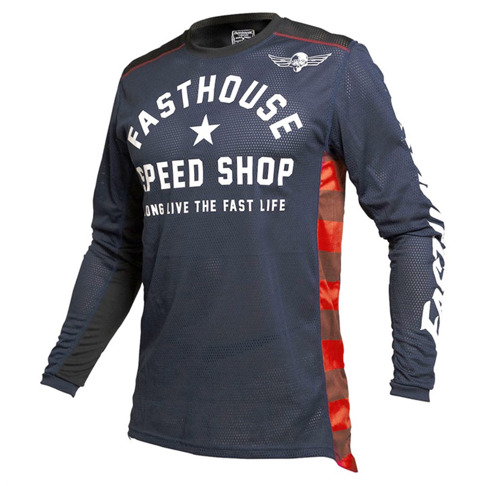 Fasthouse Originals Air Cooled Motocross Jersey Navy/Black