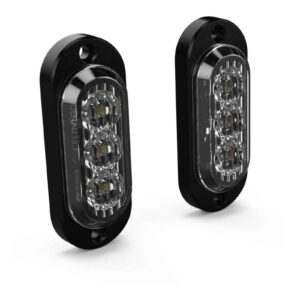 Denali T3 Rear Turn Signal / Brake Light Pods Red/Amber - Pair - Image 1