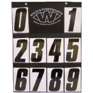 Race Numbers Fly 6" Vinyl #4