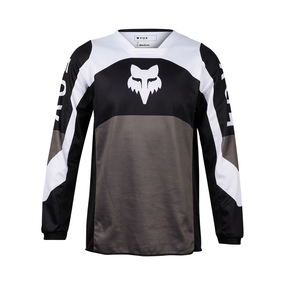 Fox 180 Nitro Motocross Jersey Youth Black/Grey
