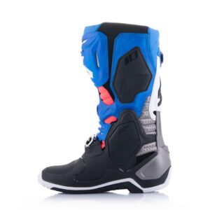 Alpinestars Tech-10 Supervented Motocross Boots Black/Enamel Blue/Purple/White - Image 3