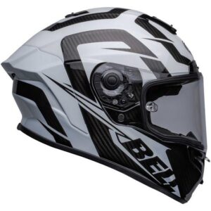 Bell Racestar DLX Labyrinth Road Helmet White/Black - Image 2