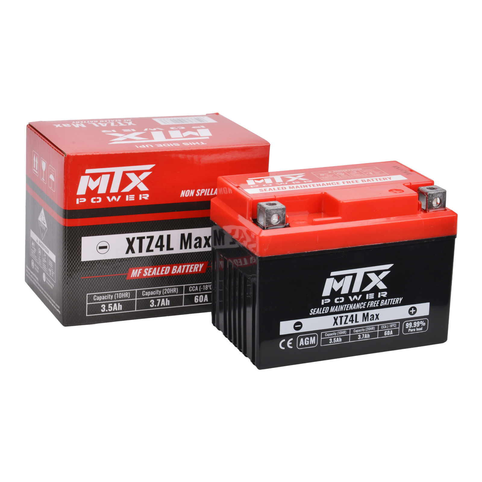 MTX Power Battery AGM - XTZ4L Max - Image 3