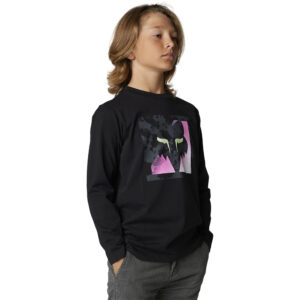 Fox Dethonate Long Sleeve Youth Tee Black - Image 2