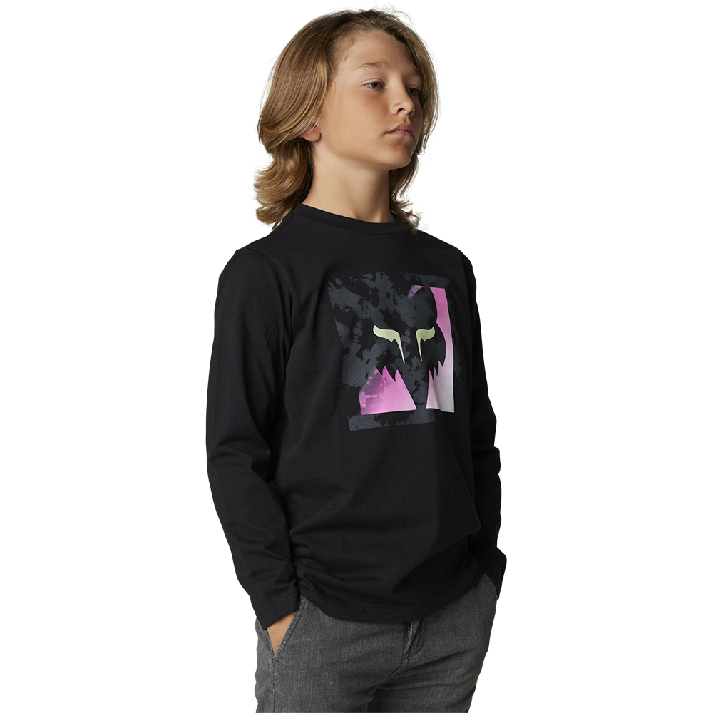 Fox Dethonate Long Sleeve Youth Tee Black