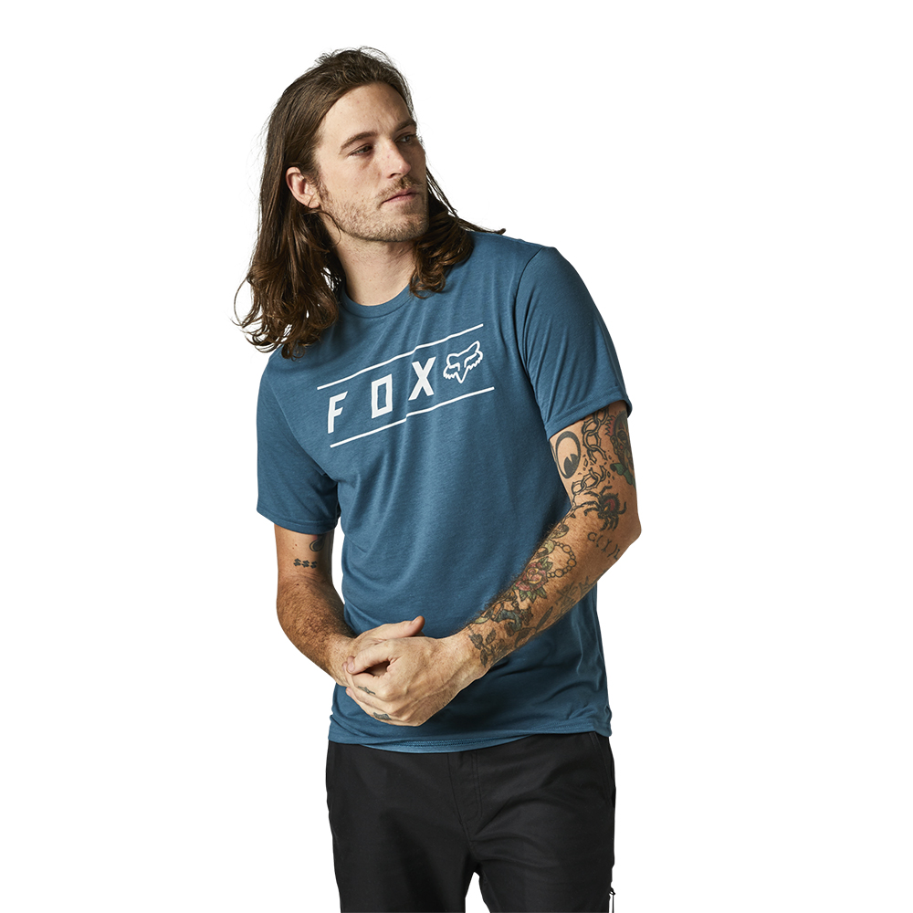 Fox Pinnacle Tech Slate Blue Tee