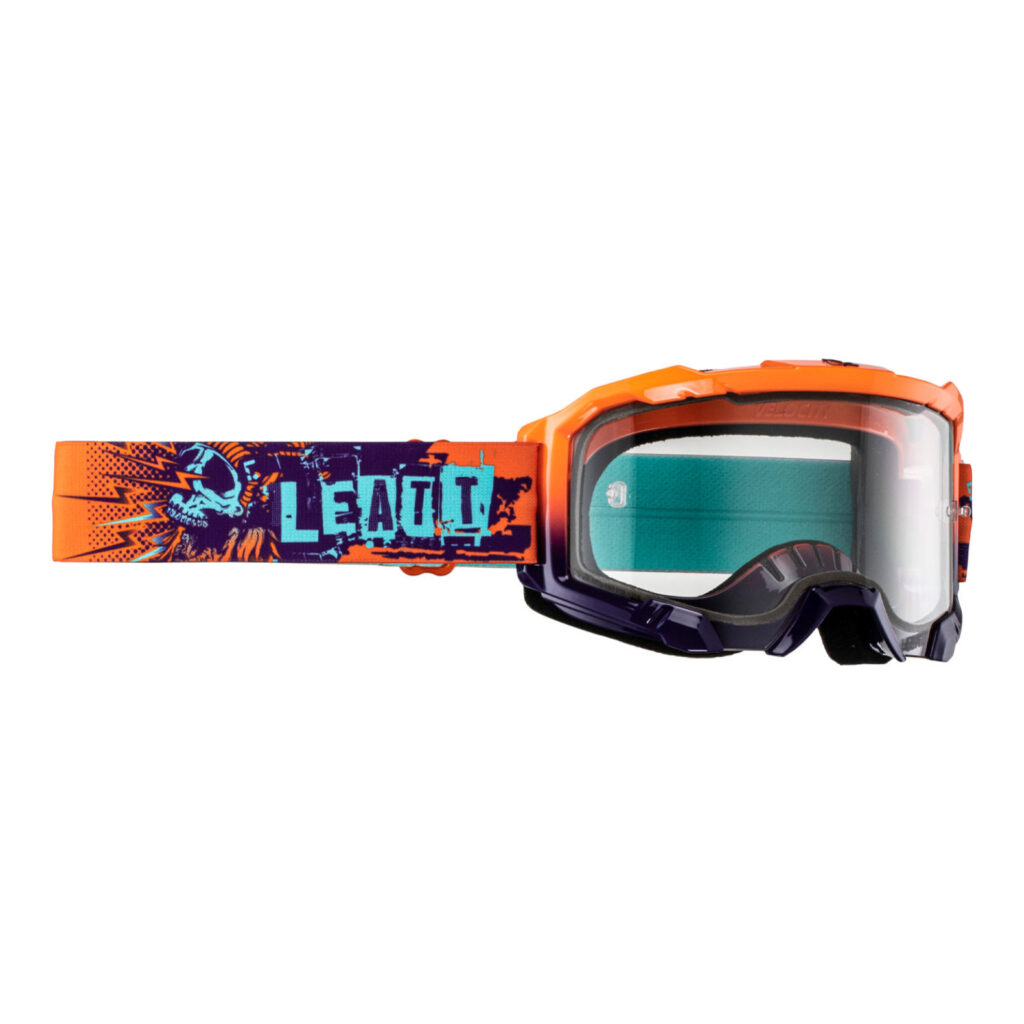 Leatt Velocity 4.5 Motocross Goggles Orange Clear 83%