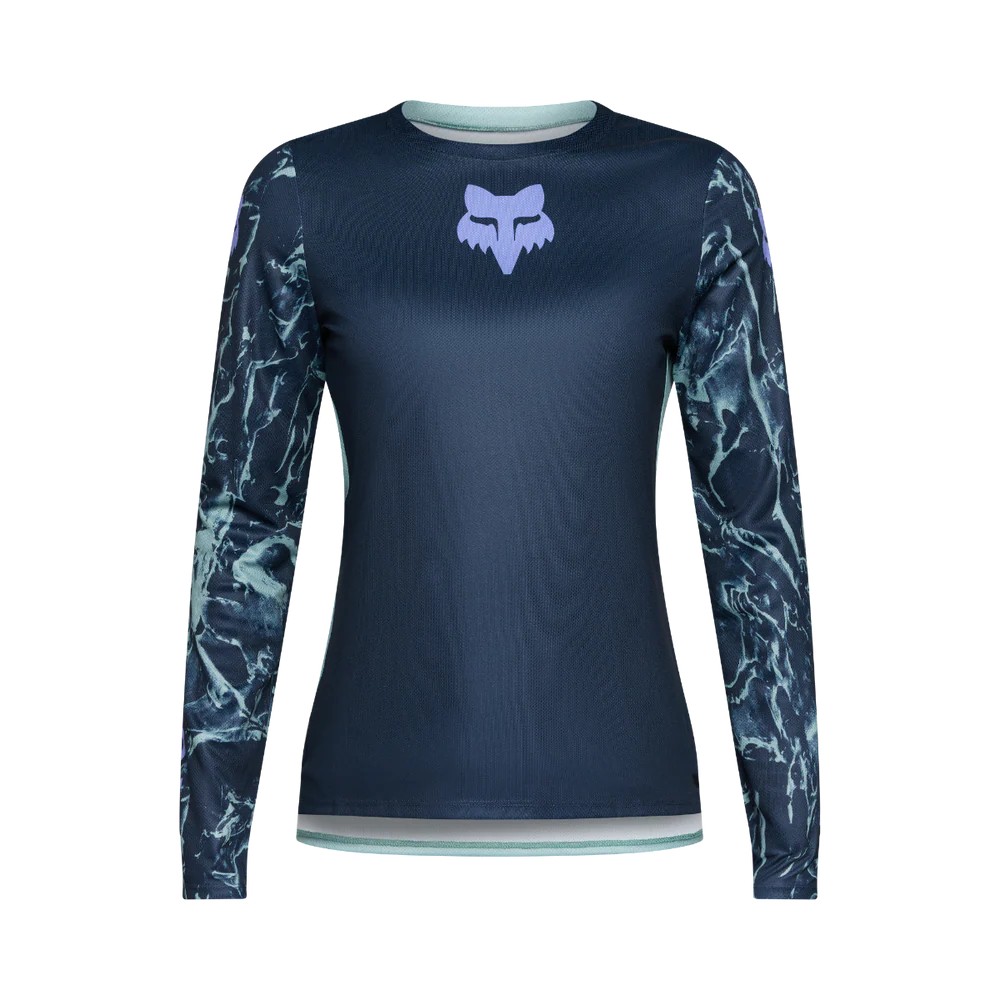 Fox Ranger MTB Jersey Image Print Ladies Arctic Blue