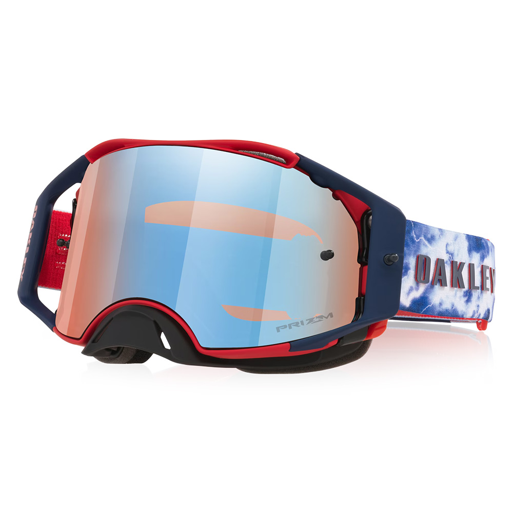 Oakley Airbrake MX Goggle Renaux Sig. Matte Navy w/ Prizm Sapphire Lens