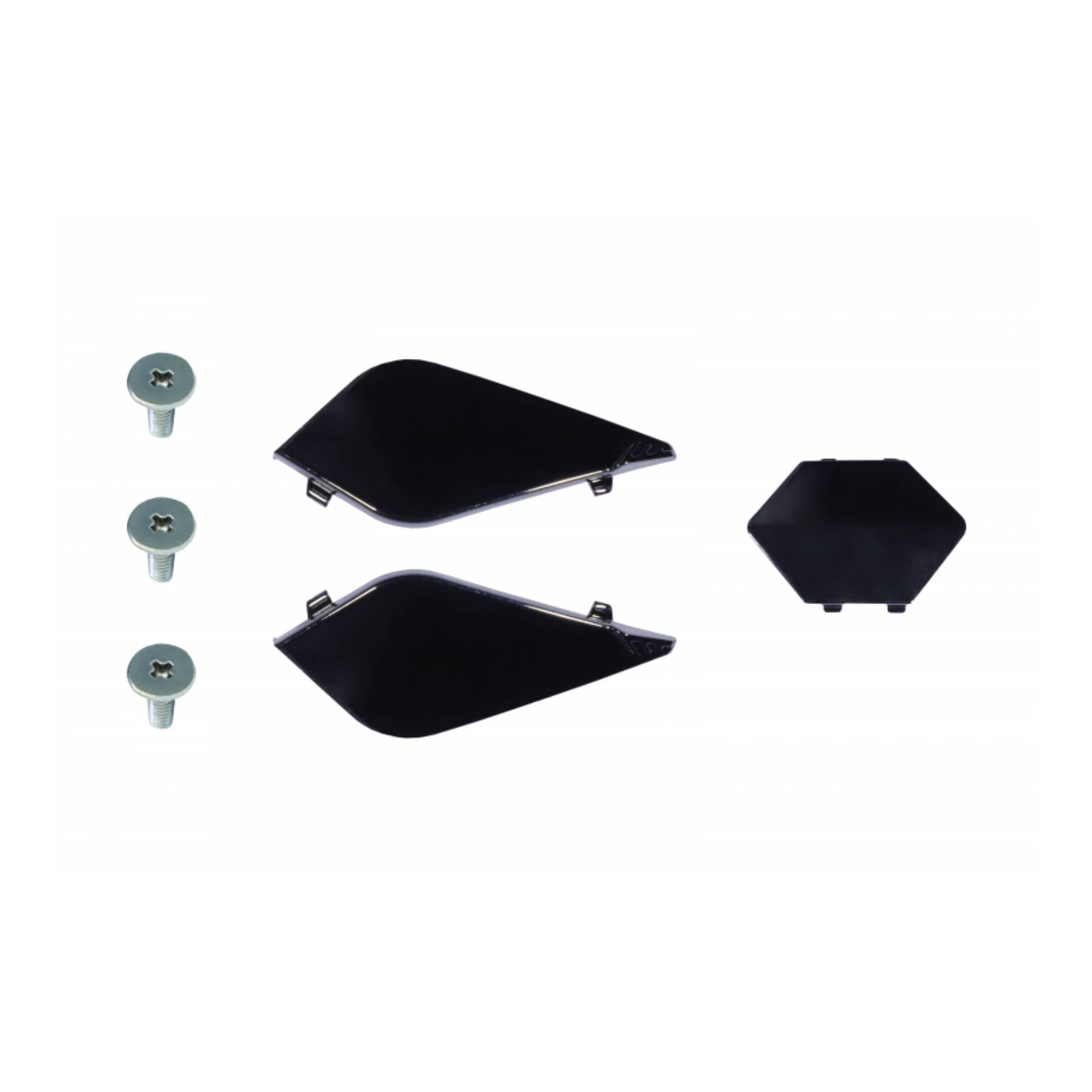 MX701 COVER SIDE SCREW PEAK GLOSS BLACK - Image 1