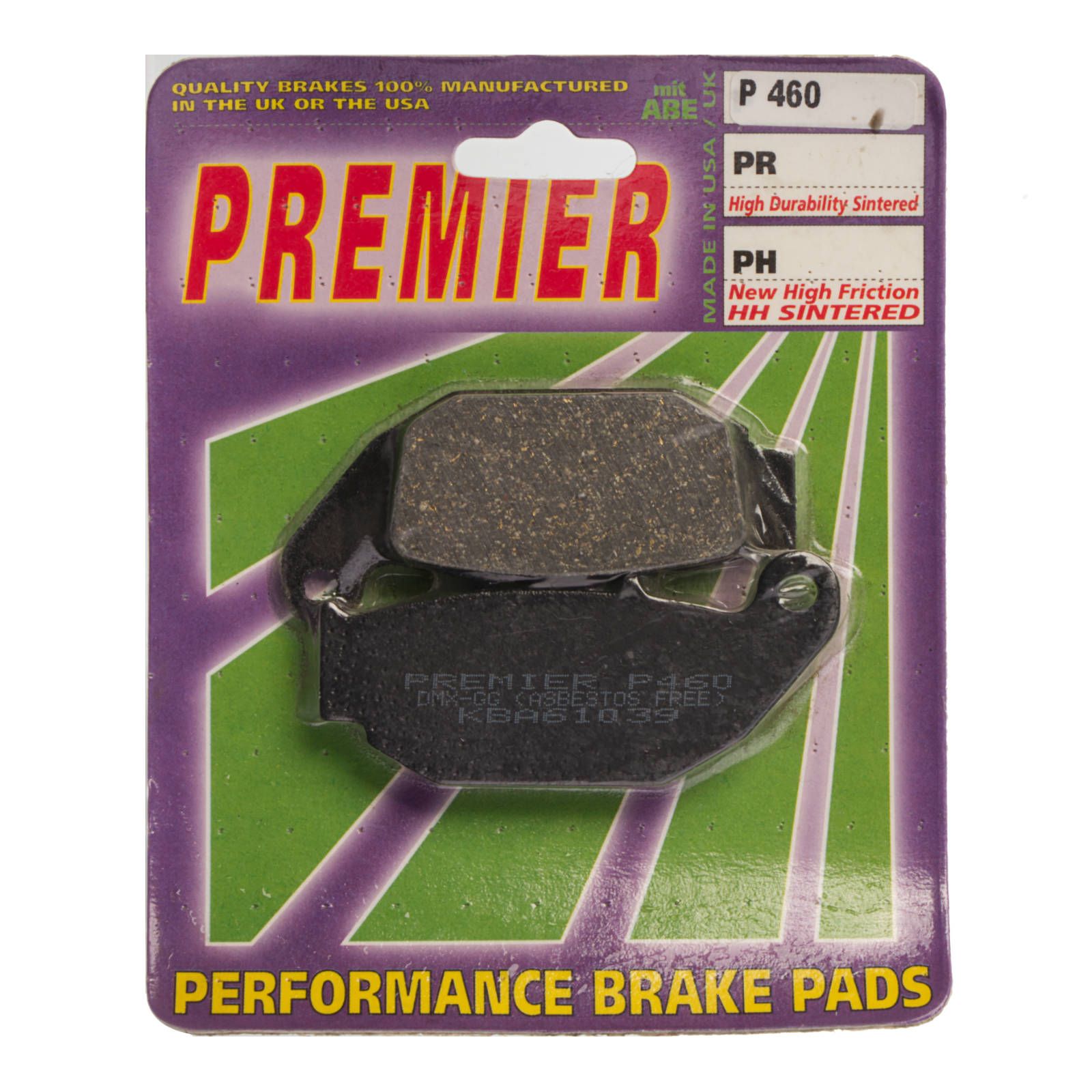 PREMIER BRAKE PADS P460 - HON | SUZ - Image 1