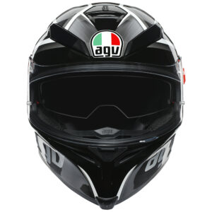 Road Helmet AGV K-5 S Tempest Black/Silver - Image 4