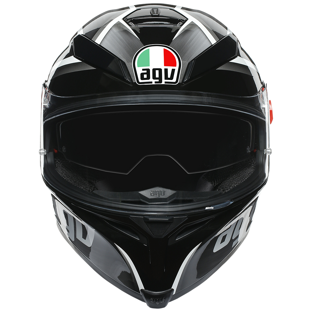 Road Helmet AGV K-5 S Tempest Black/Silver