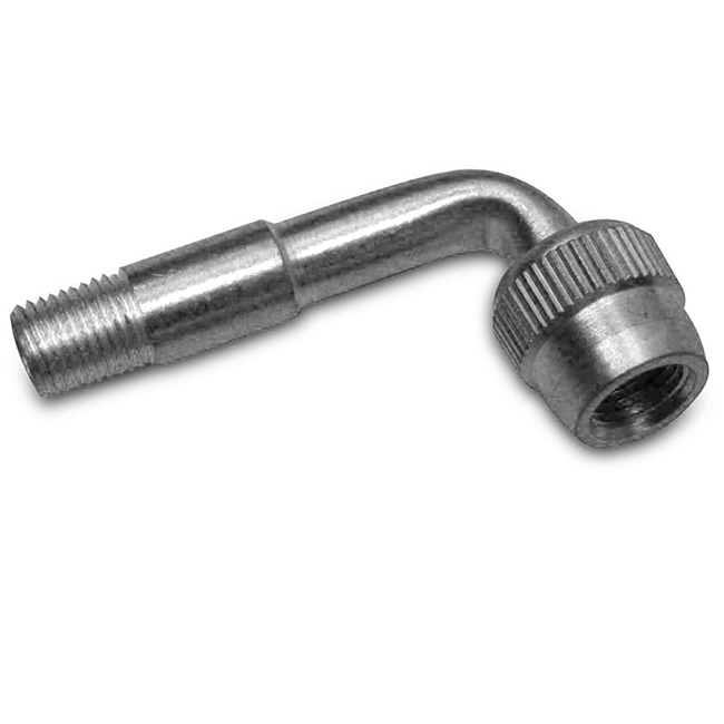 Universal 90degrees tyre valve Silver Tech7